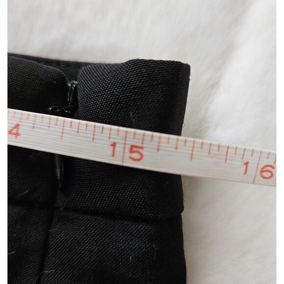 Banana Republic Straight Pencil Skirt Women's Size 6 Black Knee Length Slit GUC - Picture 5 of 7